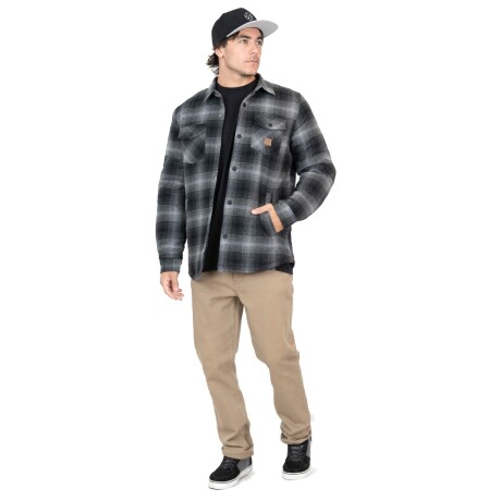 Camisa Overshirt Maui and Sons - Flannel Storm - Gris Camisa Overshirt Maui and Sons - Flannel Storm - Gris