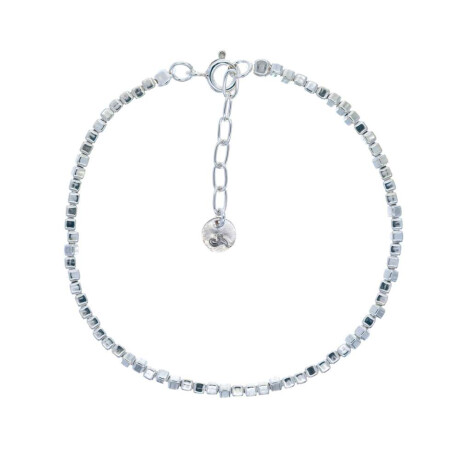 Pulsera De Plata 925 Largo 18 cm
