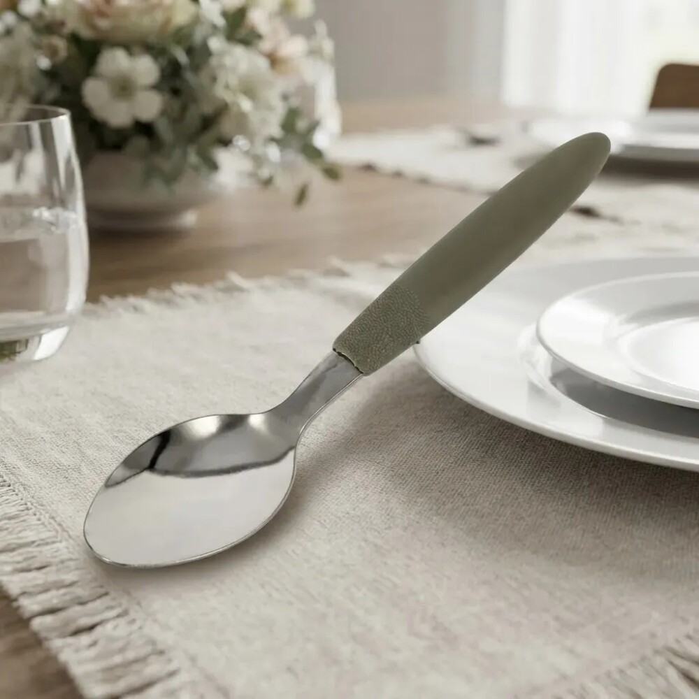 Cuchara de té mango plástico gris KU004C1 KUTT Cuchara de té mango plástico gris KU004C1 KUTT