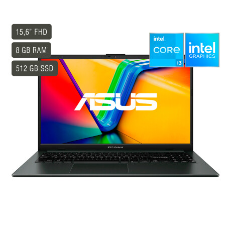Notebook Asus Vivobook 15,6'' Core I3 8GB 512GB WIN11 001