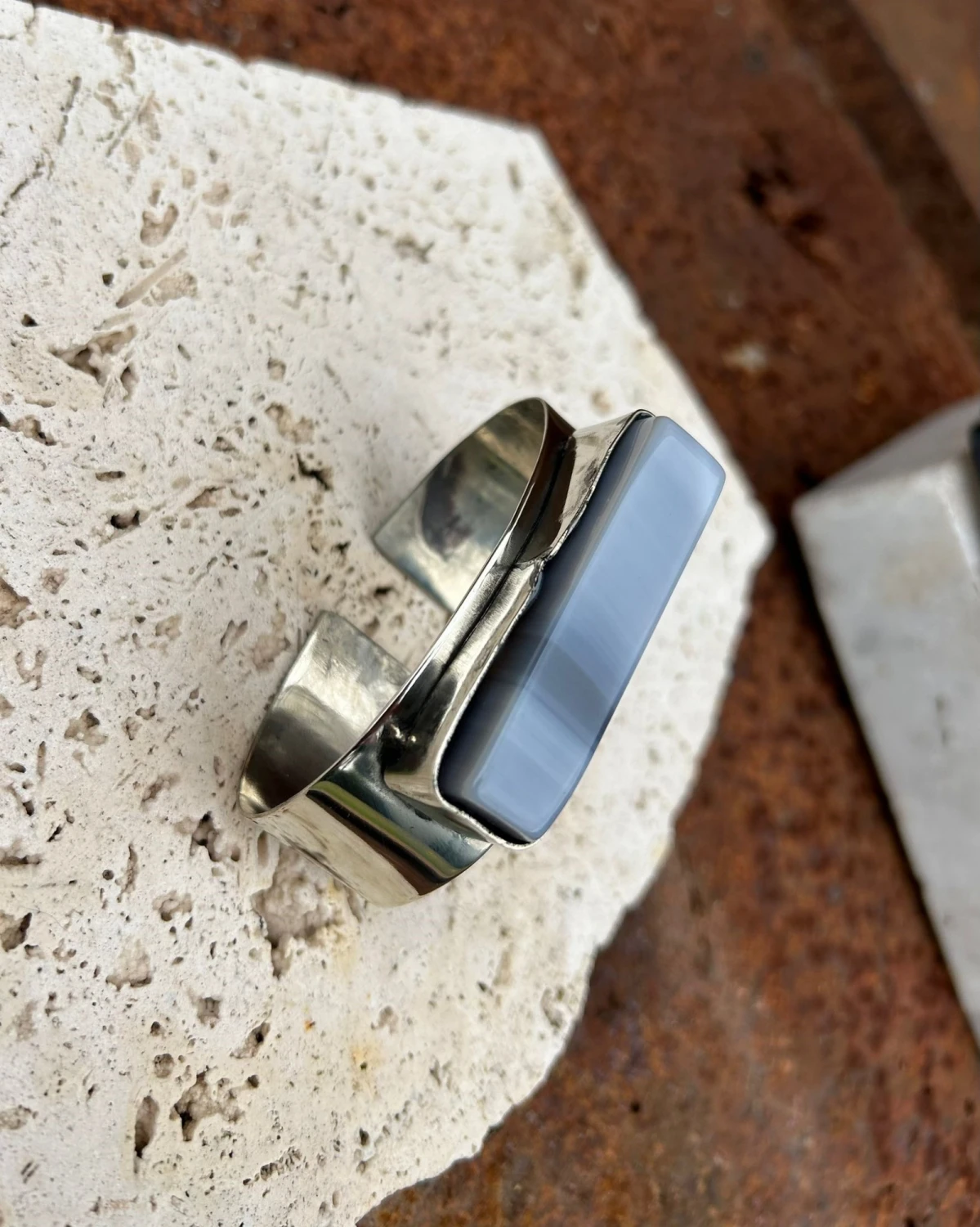 Stick Cuff - Plateado