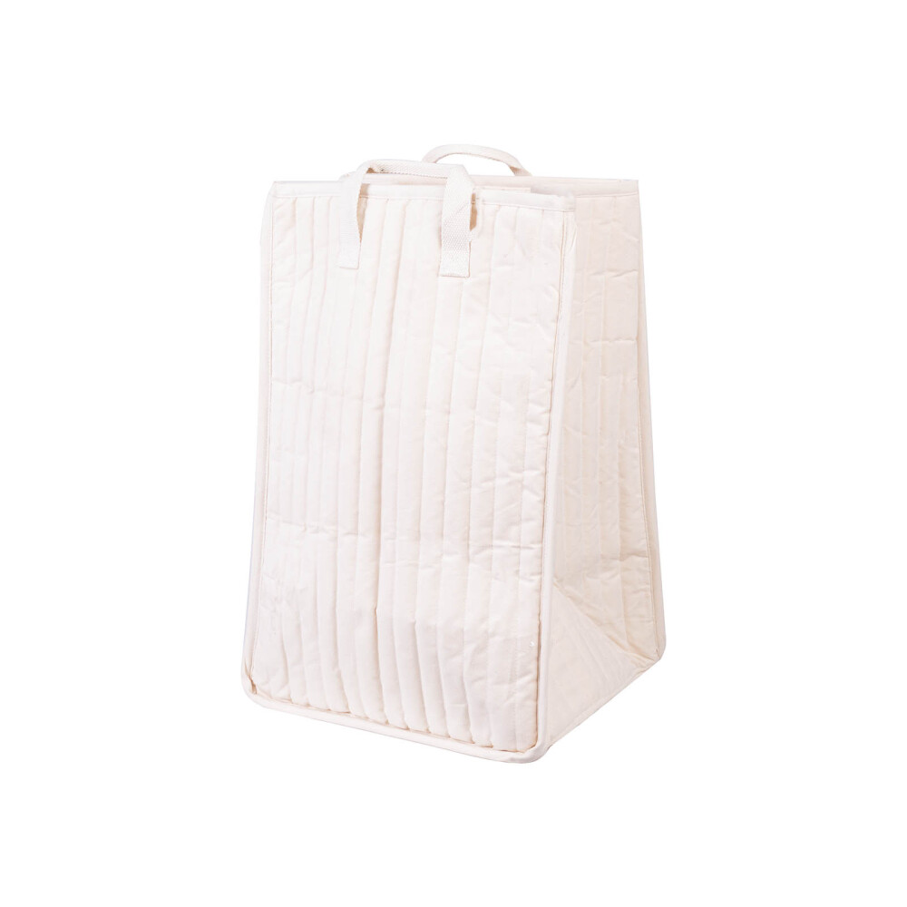 CESTO DE ROPA ALGODON NATURAL-BEIGE SHIMA