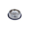 PLATO ACERO MASCOTA 18CM PLATEADO
