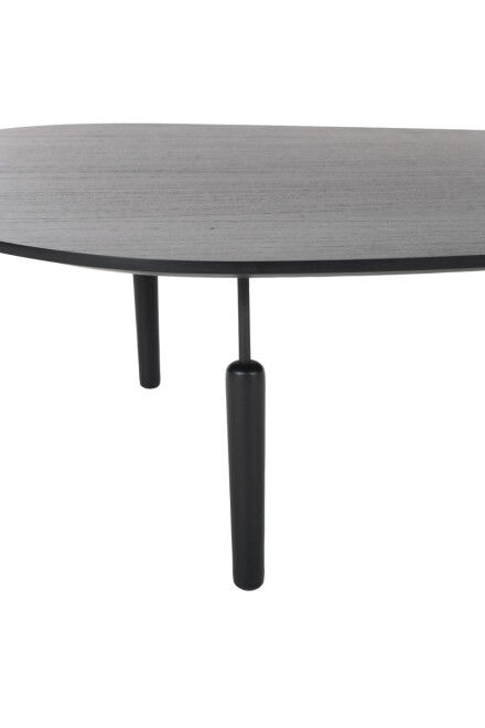 Piemont MESA DE LIVING PIEMONT CINAMOMO NEGRA 120X84X37H CM