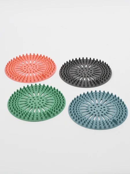 FILTRO DE SILICONA PARA RESUMIDERO X 4 MULTICOLOR