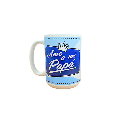 Taza de cerámica para papá Azul