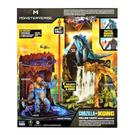 Set Figuras Godzilla Tierra Hueca Diorama 001