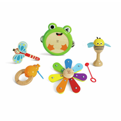 Kit rítmico de banda de la naturaleza Hape Kit rítmico de banda de la naturaleza Hape