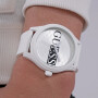 Reloj GUESS REPUTATION Silicona Blanco Esfera 45mm 0