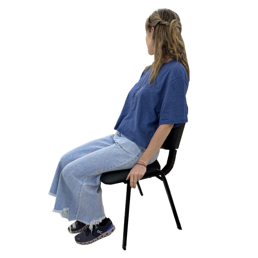 Silla fija apilable eco cuero Silla fija apilable eco cuero