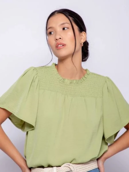 BLUZA DANIEL CASSIN SLINKY VERDE