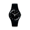 Reloj Swatch SO29B704 Mono Black de silicona Negro