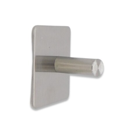 Percha gancho multiuso acero inox autoadhesivo Percha gancho multiuso acero inox autoadhesivo