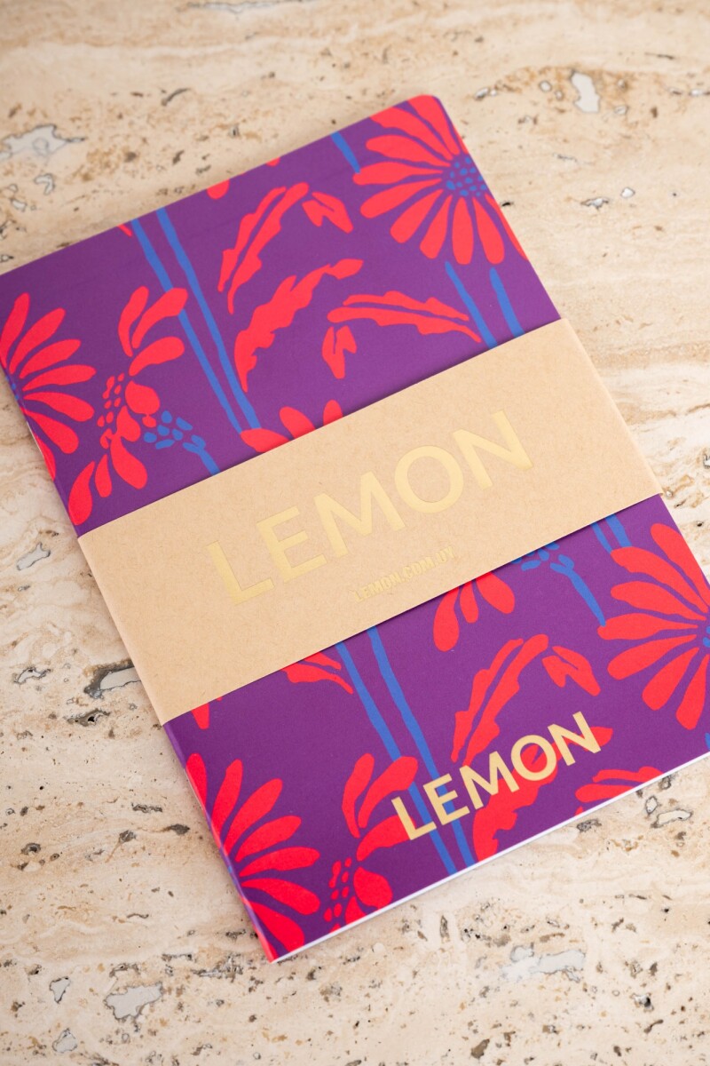 Notebook Print Flores Magenta