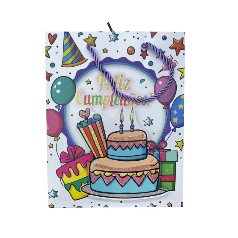 BOLSO DE REGALO CON DISEÑO • 23x18cm BOLSO DE REGALO CON DISEÑO • 23x18cm