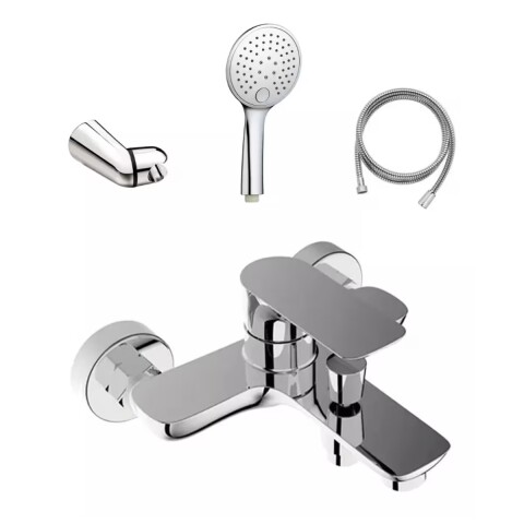 Grifería de ducha Monocomando Exterior con transferencia Blaster Cromado Brillante Grifería De Ducha Monocomando Exterior Con Transferencia Blaster Cromado Brillante