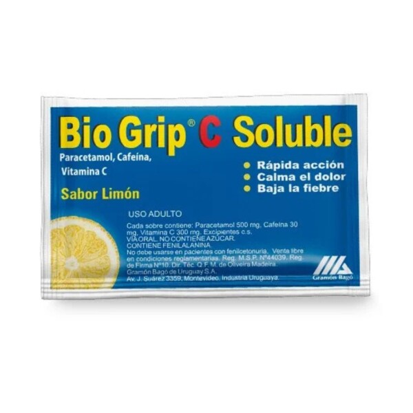 Bio Grip C x 1 sobre soluble Bio Grip C x 1 sobre soluble