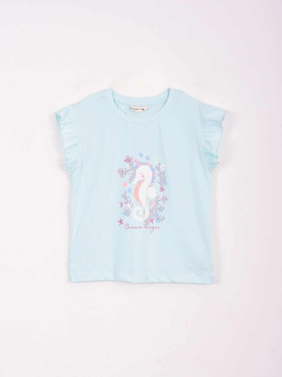 PIJAMA SET SHORT + REMERA SAMI - VARIANTE 1 