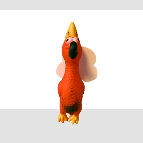 Juguete Pollo con Chifle Juguete Pollo con Chifle