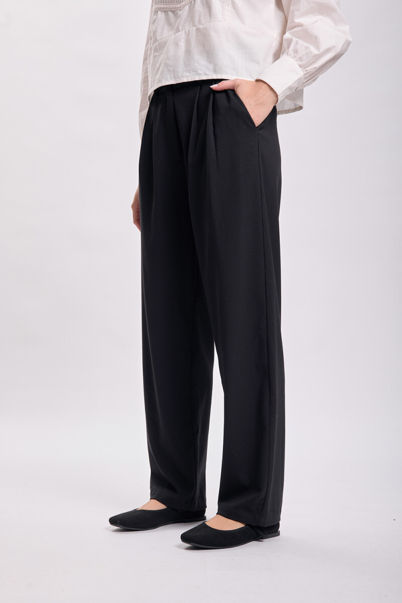 Pantalón vestir carrot Negro
