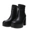 Botas de Mujer Miss Carol PLACID con simil cuero elastizado Negro