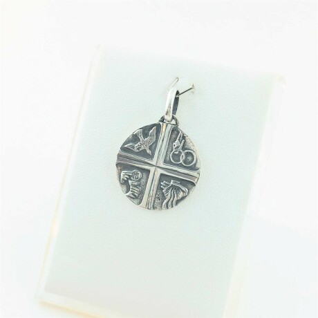 Medalla religiosa de plata 925. Modelo, CUATRO SACRAMENTOS. Medalla religiosa de plata 925. Modelo, CUATRO SACRAMENTOS.