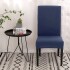 Funda Cubre Sillas Universal Comedor Elastizada Lavable X3 Color Variante Azul