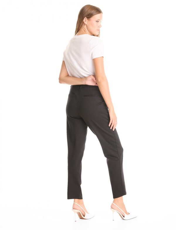 Pantalon Pull On Recto NEGRO