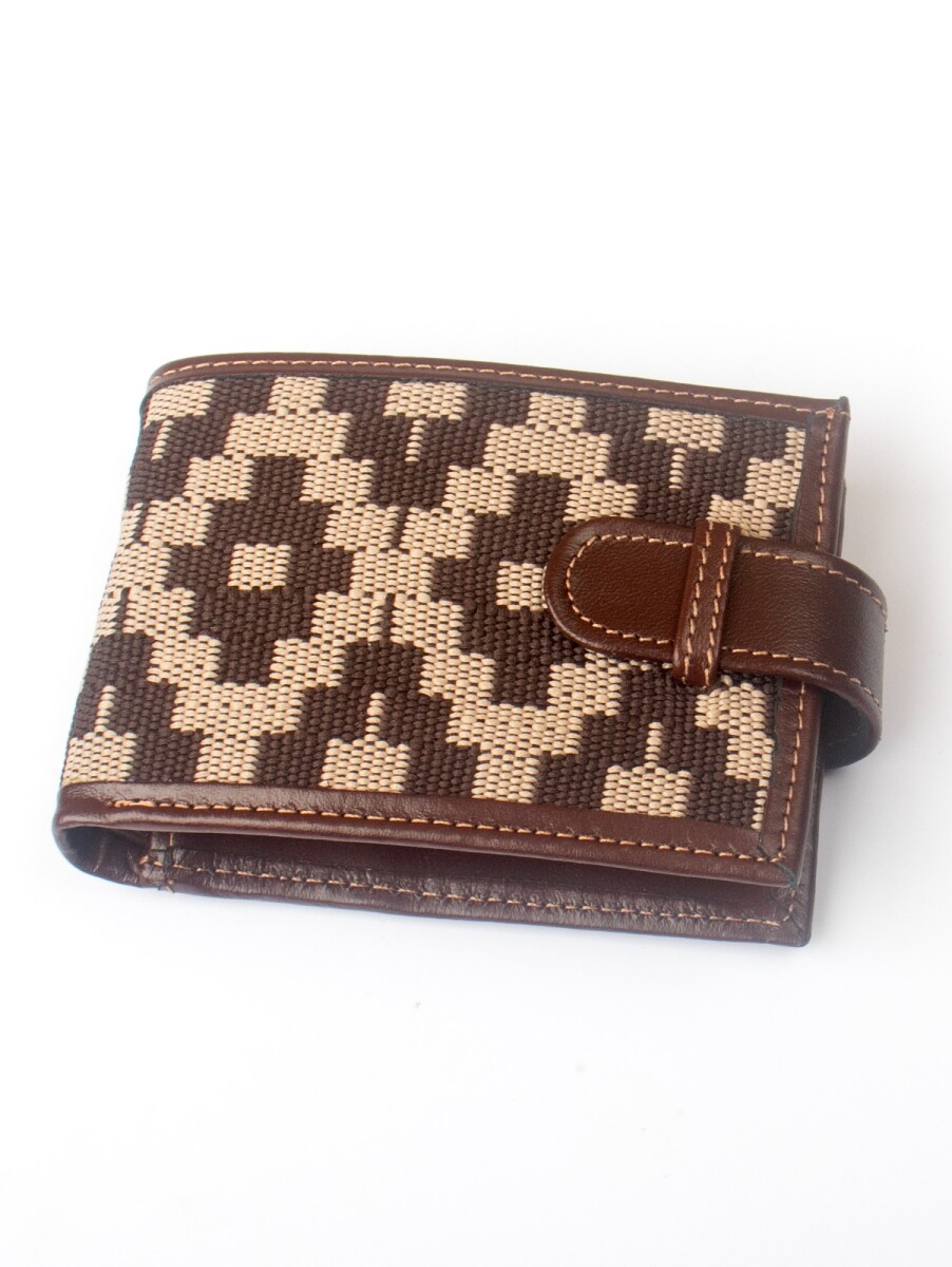billetera 100% cuero - con guarda 