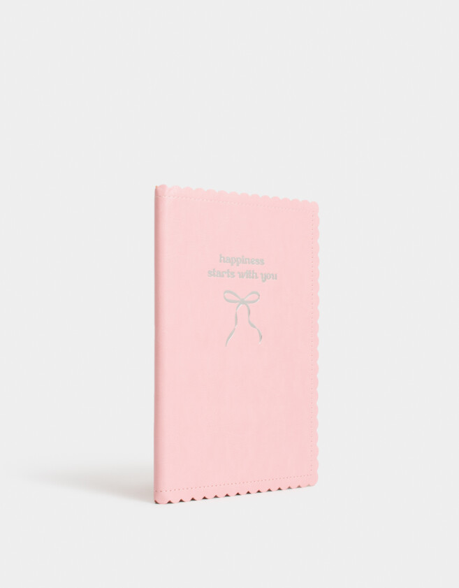 Anotadores Cuadernos y Memos Texturada Cuaderno A5 Flower Dreams - Rosa Claro