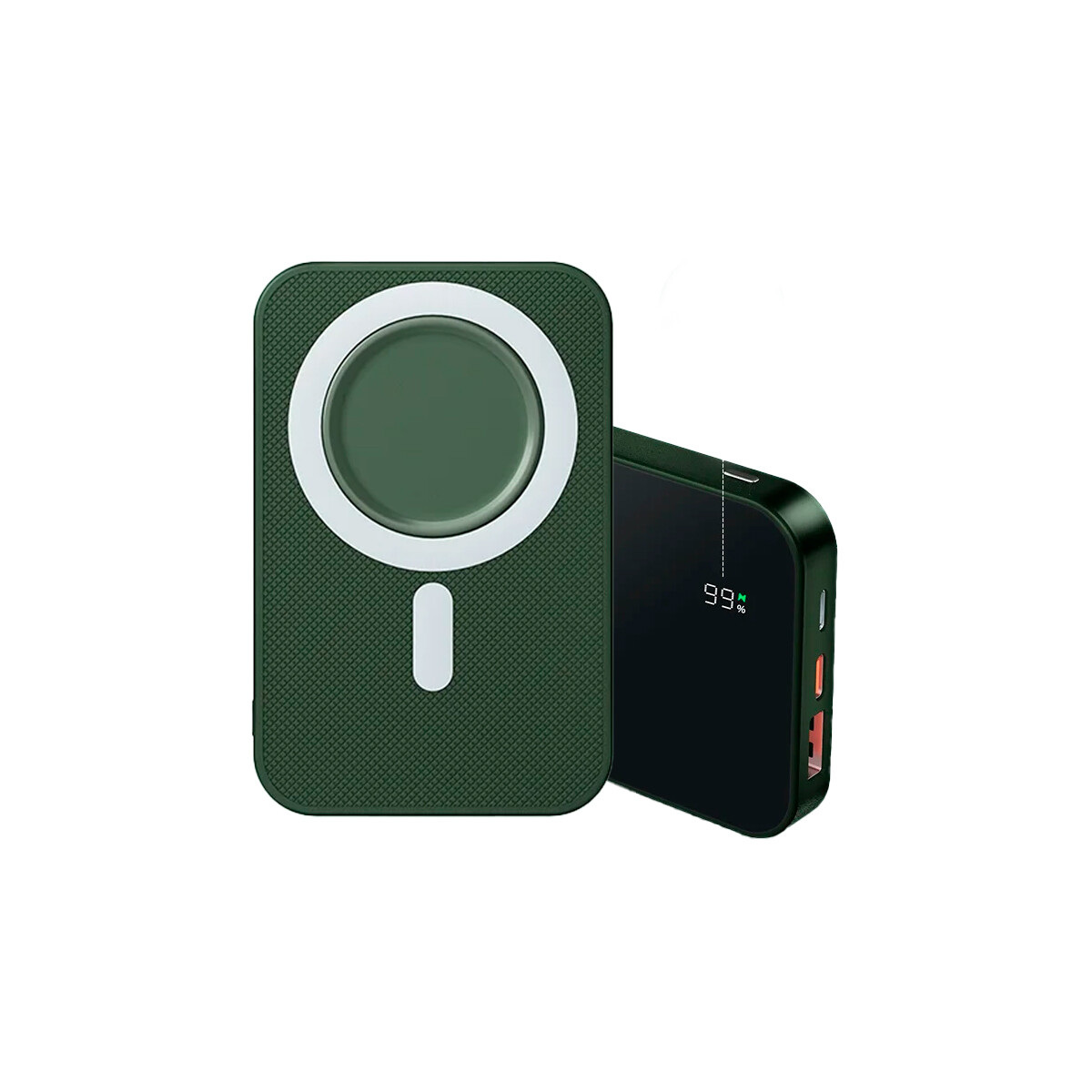 Power Bank magnética 10000 mAh color verde 