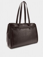Bolso Para Portátil 13" Colgado De Piel marron