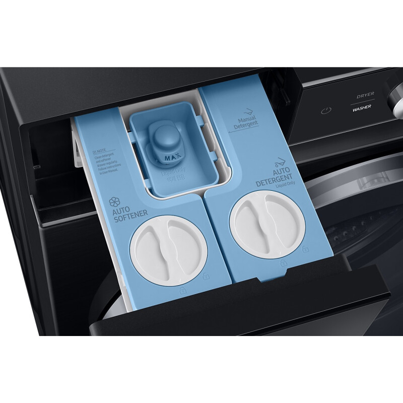 Lavarropas Samsung Bespoke AI 25 kg Negro con AI Ecobubble, Vapor Higiénico y Auto Open Door WF25B9600KV Lavarropas Samsung Bespoke AI 25 kg Negro con AI Ecobubble, Vapor Higiénico y Auto Open Door WF25B9600KV