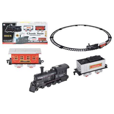 TREN CLASICO 1804 CON VAGONES LUZ Y SONIDO 947-ND558-4 TREN CLASICO 1804 CON VAGONES LUZ Y SONIDO 947-ND558-4