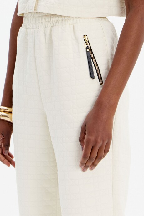 Pantalon cintura alta Vita Blanco