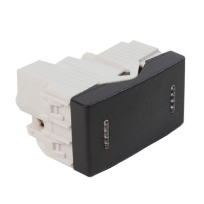 INTERRUPTOR UNIPOLAR COMBINADO NEGRO- LM INTERRUPTOR UNIPOLAR COMBINADO NEGRO- LM