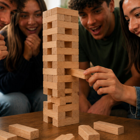 Jenga de madera 54pcs Mis Petates Sc