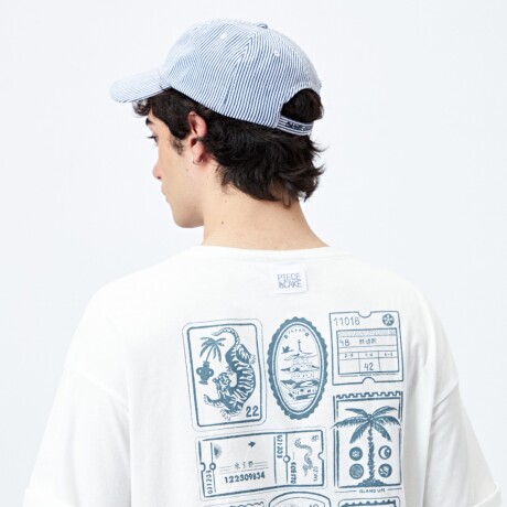 REMERA POSTCARD Blanco
