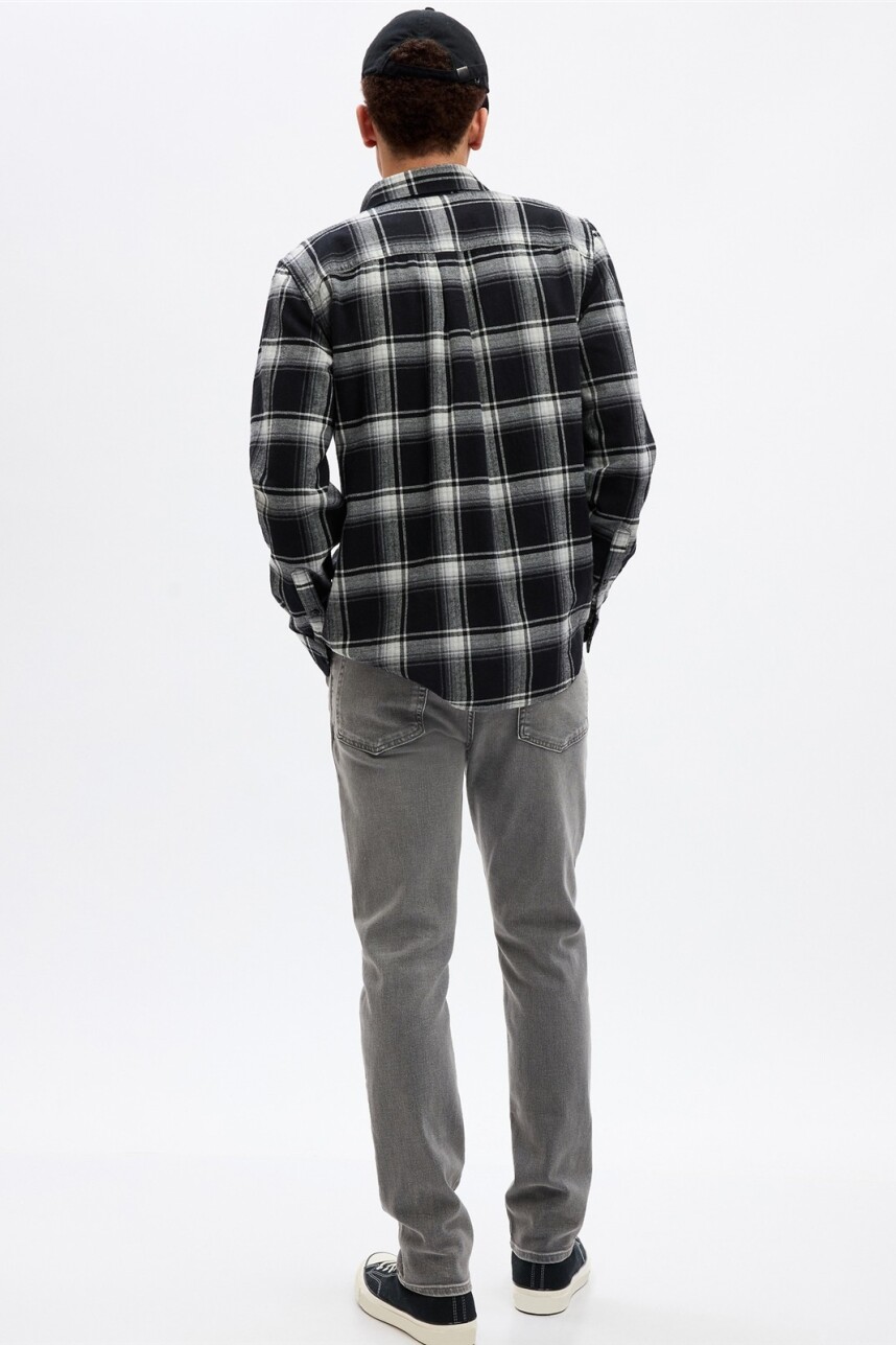 Jean Slim Soft Hombre Grey Wash