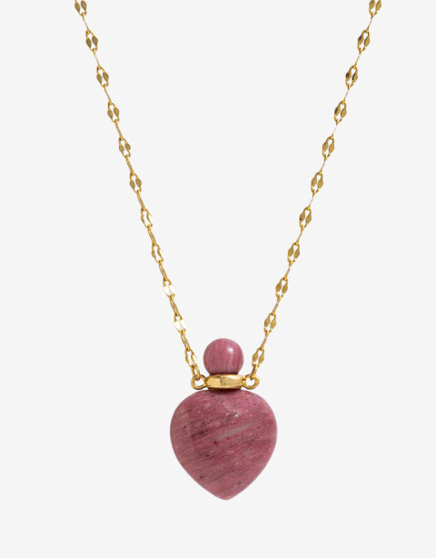Collares Largos Piedra Collar Largo Perfumero Piedra - Dorado Oro Amarillo