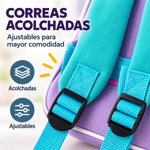 Mochila Infantil Térmica Marcus & Marcus Para Comida Violeta 1