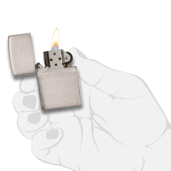 Encendedor ZIPPO 200 Plateado 0