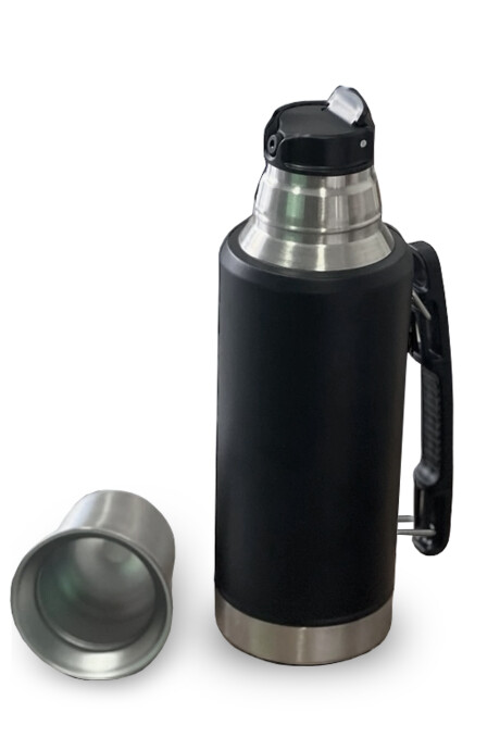 Termo tapa mate Negro