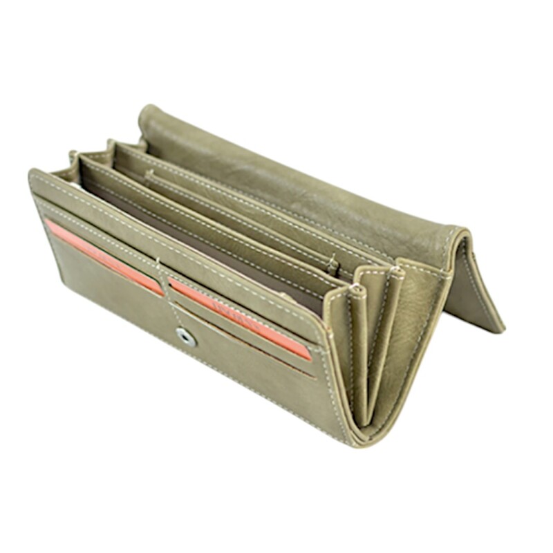 BILLETERA DE DAMA LINCOLNS 17 verdeuniforme