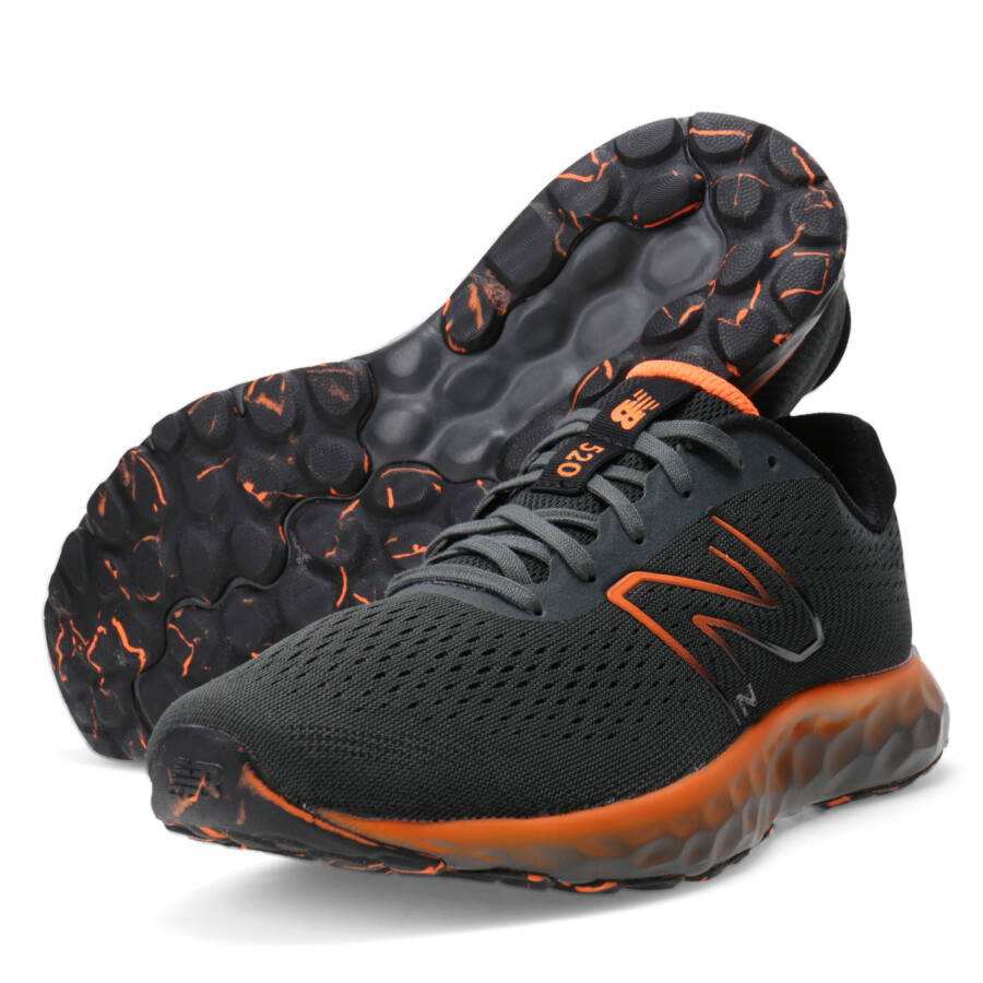 Championes de Hombre New Balance 520 V8 Negro - Anaranjado