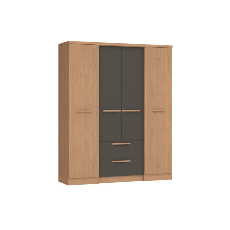 Ropero Aspen 4 Puertas 2 Cajones Angelin/Titanium Ropero Aspen 4 Puertas 2 Cajones Angelin/Titanium