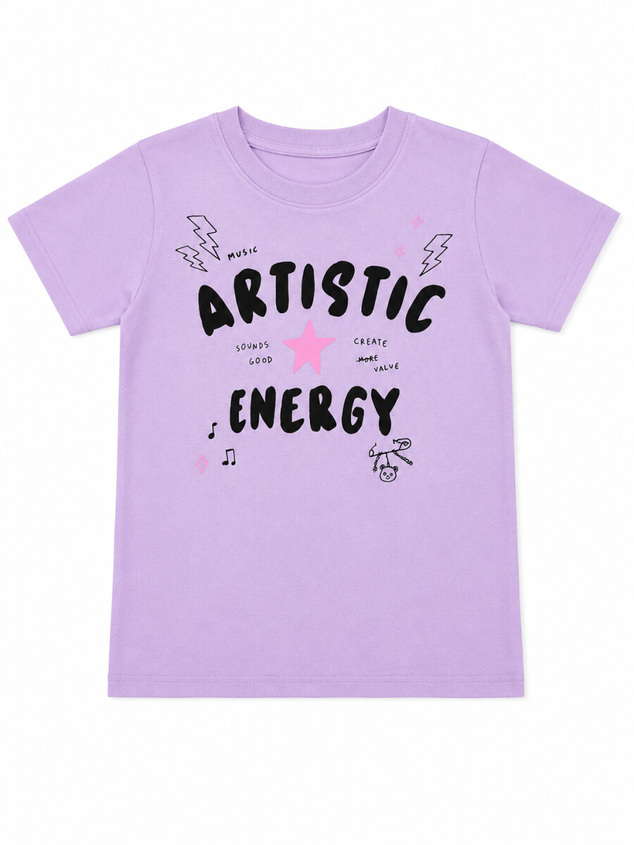 REMERA ROMA - LILA 