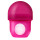 Mamadera bolsa de silicona con tetina RN (120ml) fucsia