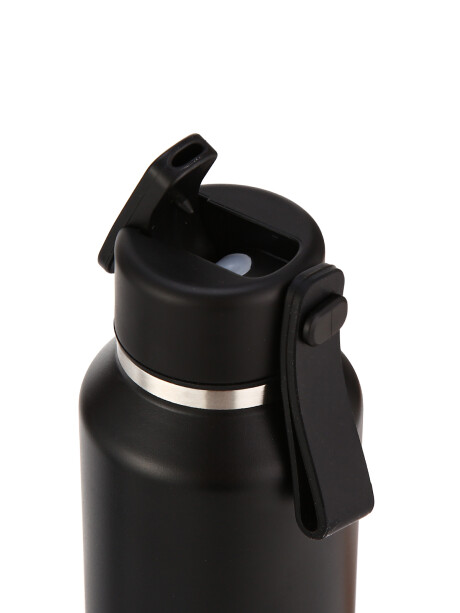 BOTELLA TERMICA SPLIT POCKET 480ML. Negro