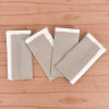 Set X 4 Servilletas Florencia Beige con Tablas Blancas